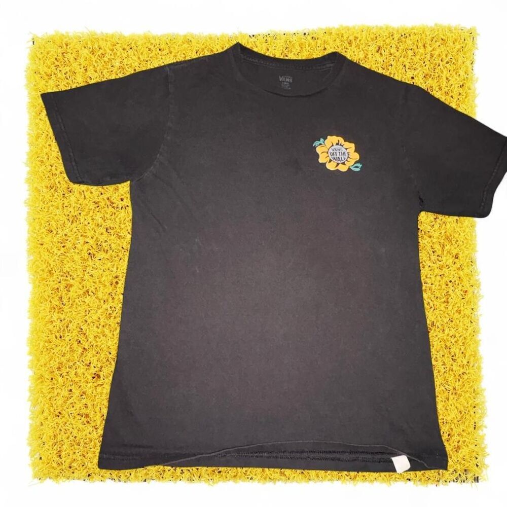 Vans Men's Black and Navy T-shirt